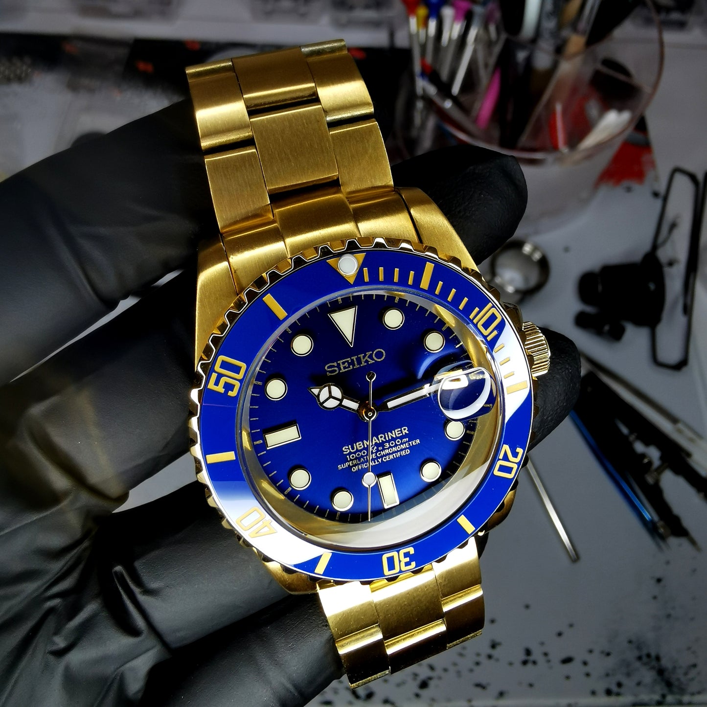 SMC Submariner 42 - Golden Smurf