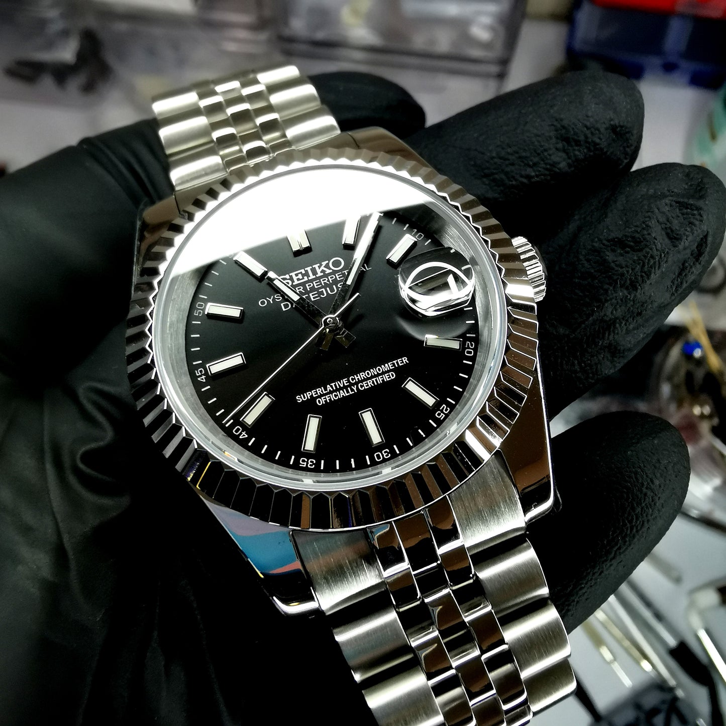 SMC Black Datejust