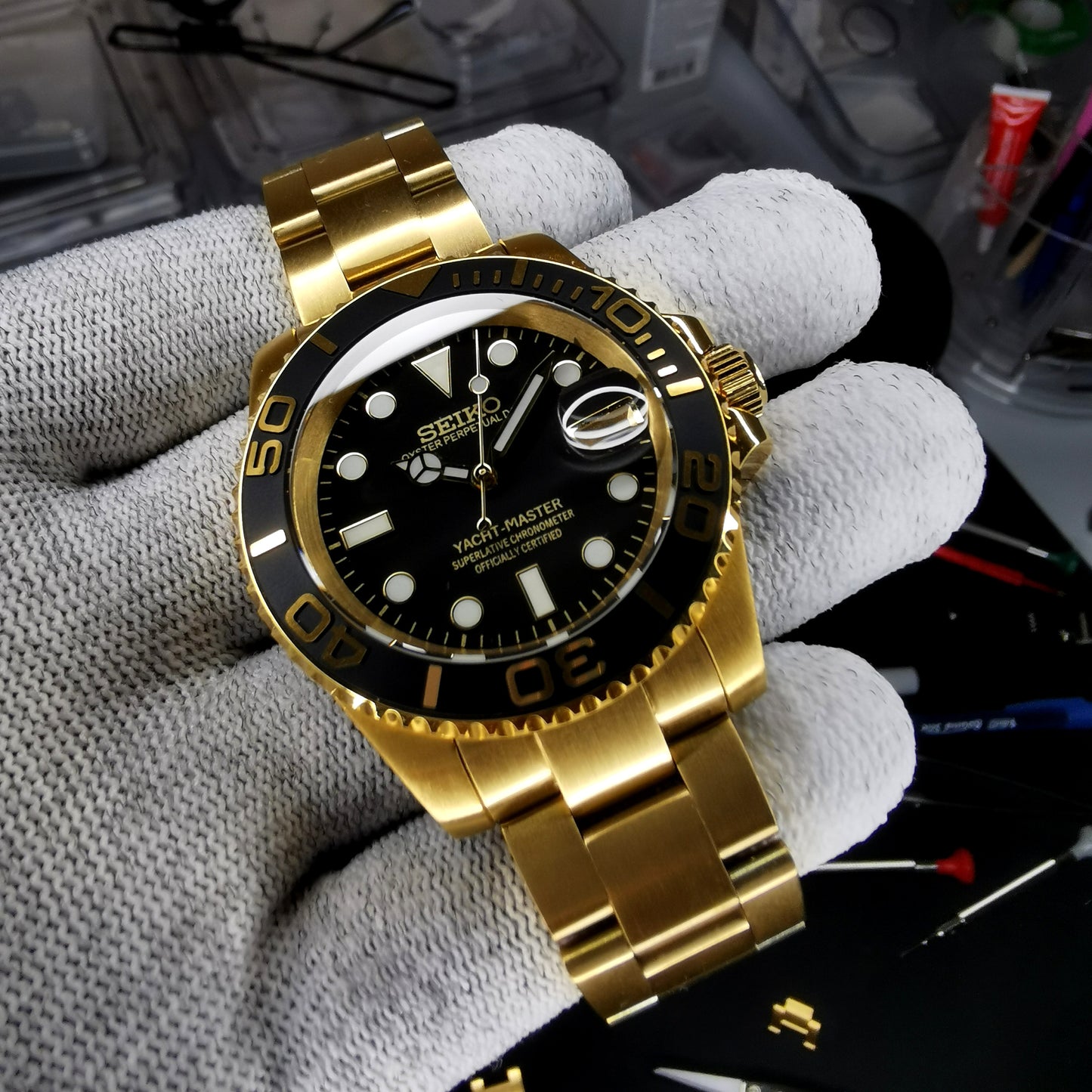 SMC Yacht-Master Gold Black