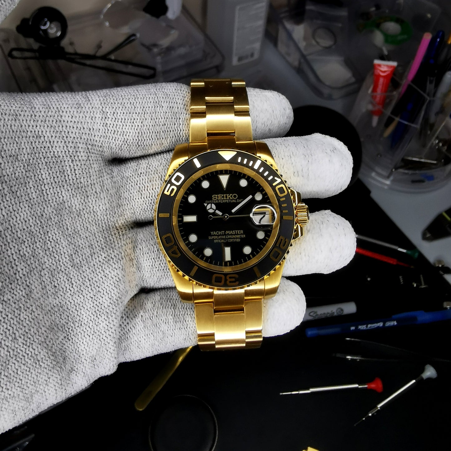 SMC Yacht-Master Gold Black